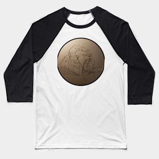 Lion sketch Baseball T-Shirt